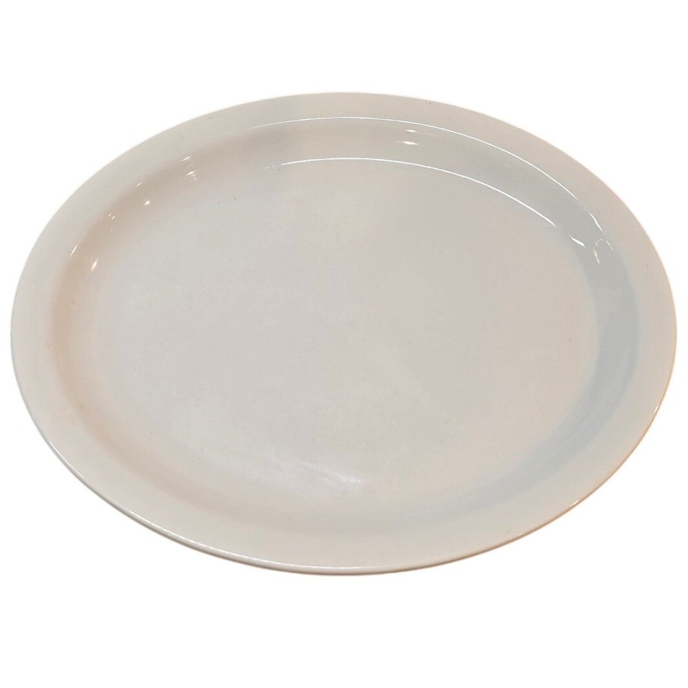 Restaurant Ware Oval‎ Serving Dinner Plate Buffalo Stamped 3313 MCM 11.5" White